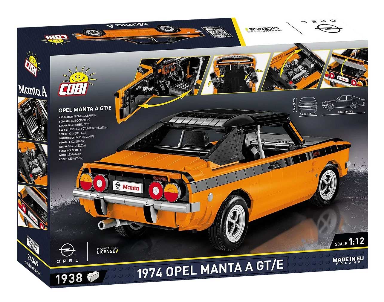 Opel Manta A GT/E 1974 - Modèle Neuf, Boîte Collection